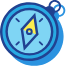 little stylized compass icon