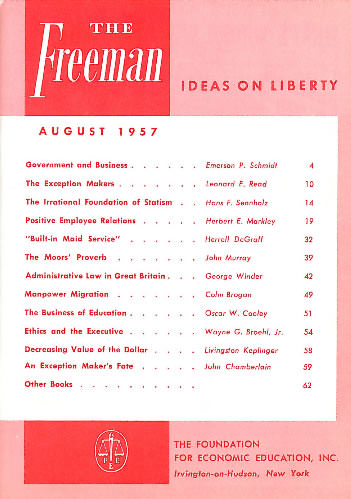 cover image August 1957