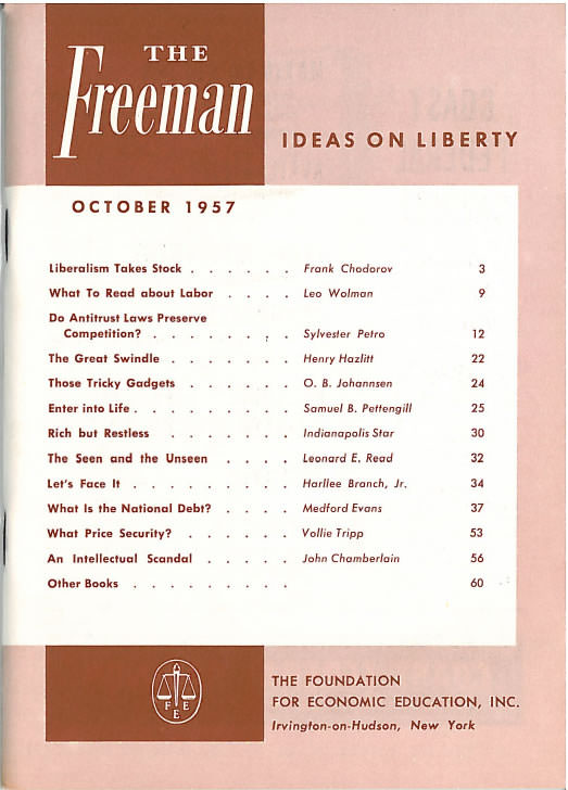 cover image October 1957