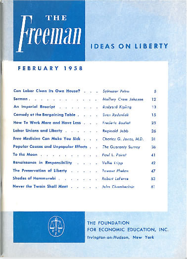 cover image February 1958