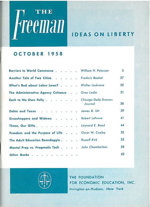 cover image October 1958