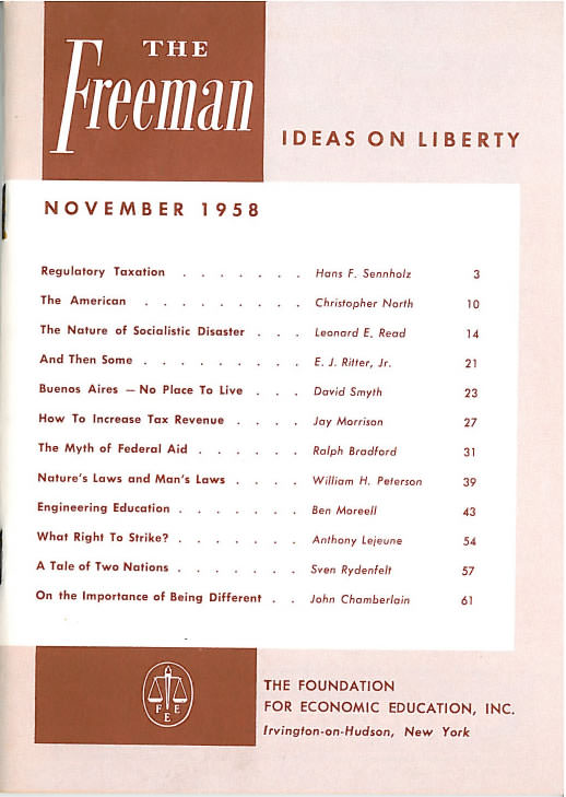 cover image November 1958