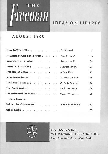 cover image August 1960