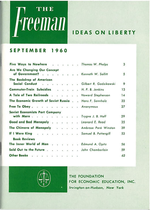 cover image September 1960
