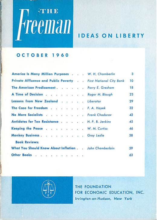 cover image October 1960