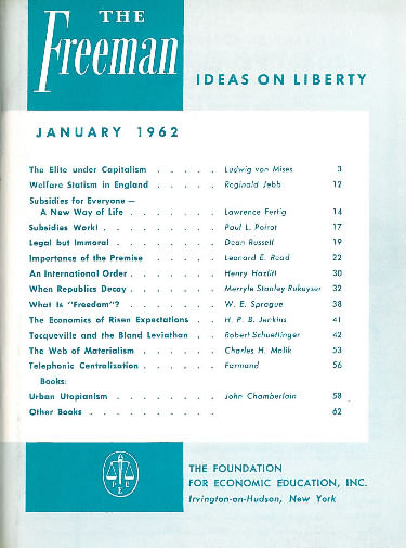 cover image January 1962