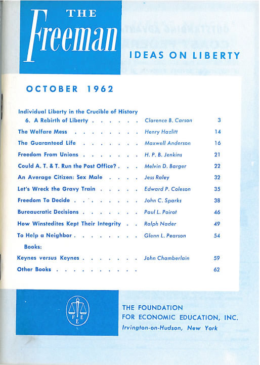 cover image October 1962
