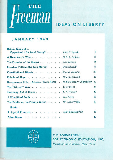 cover image January 1963