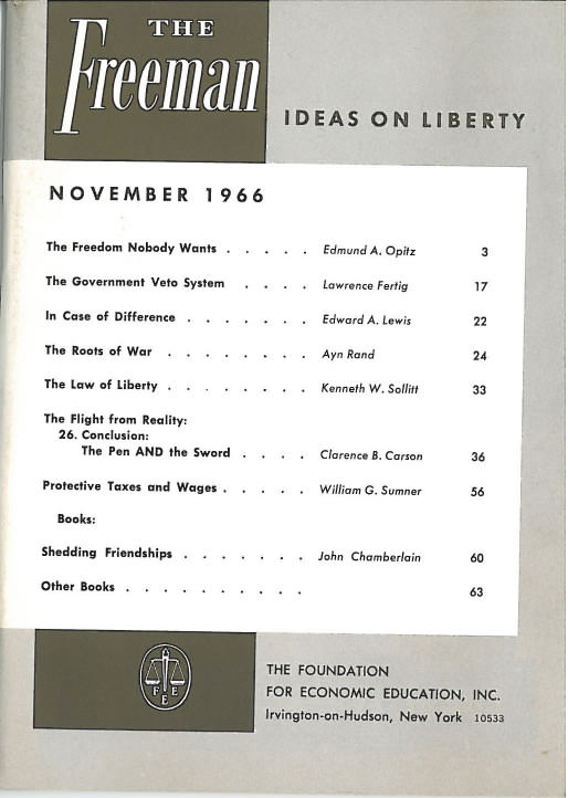 cover image November 1966