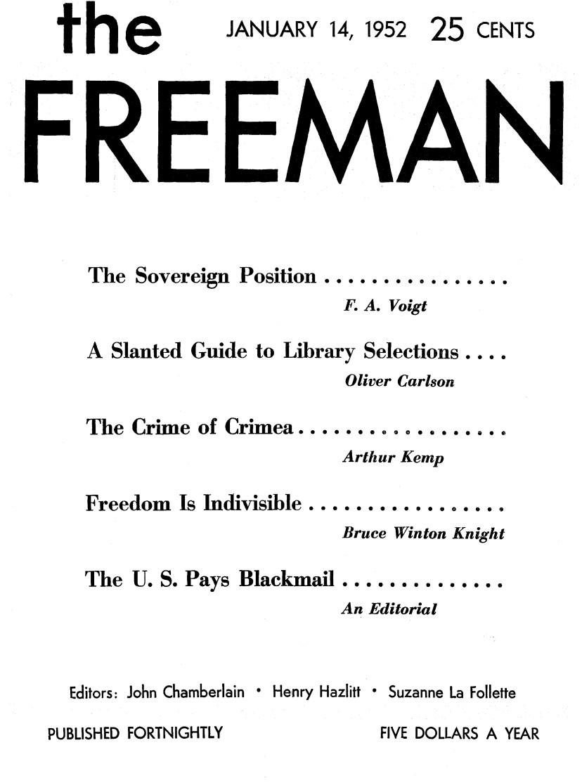 cover image January 1952 A