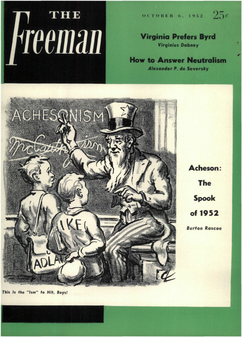 cover image October 1952 A