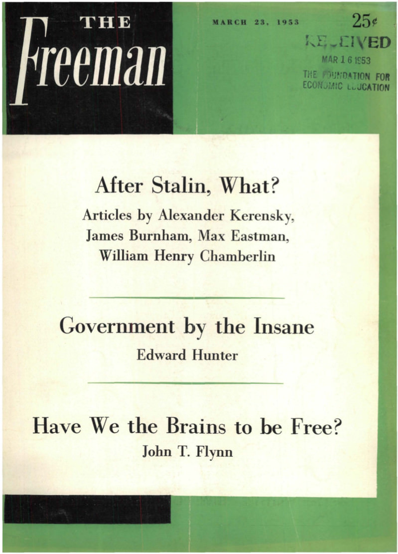 cover image March 1953 B