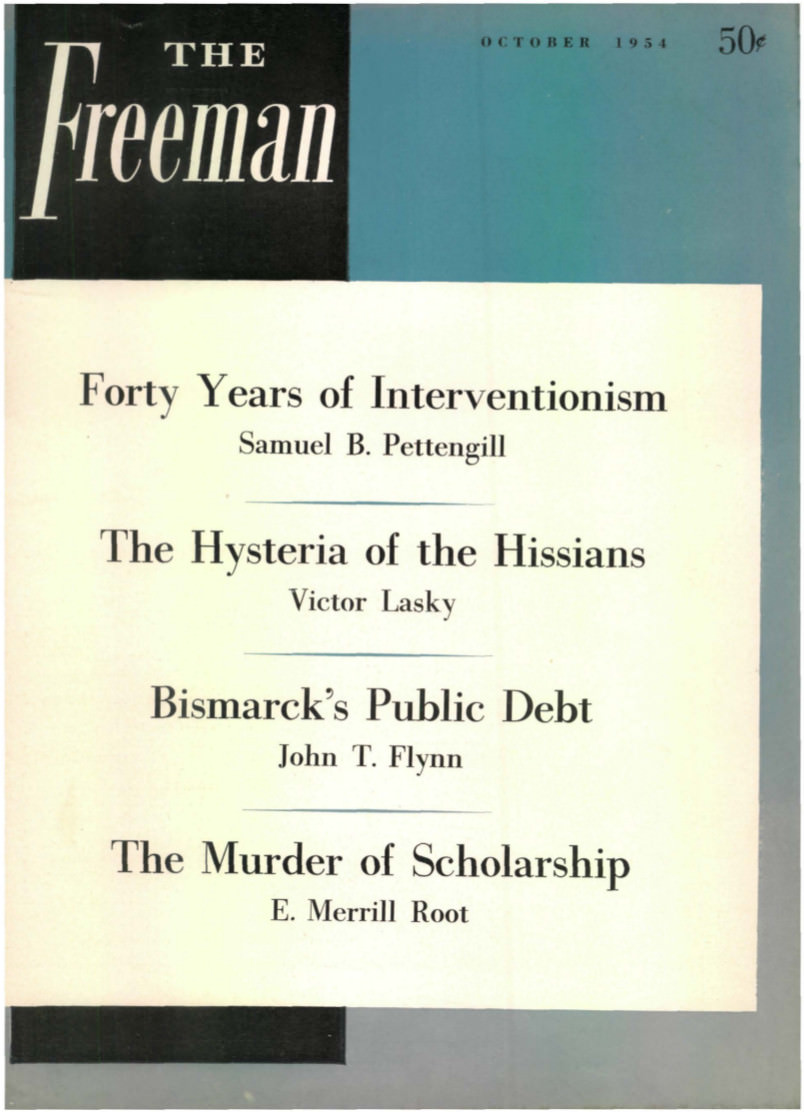 cover image October 1954