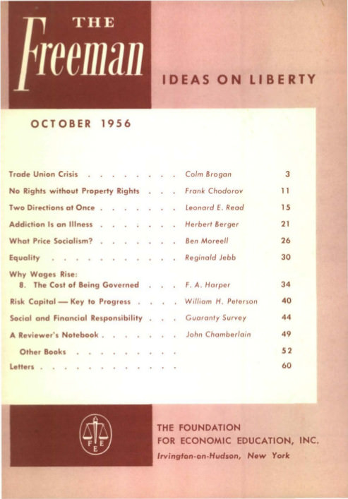 cover image October 1956